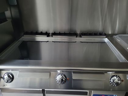 Plancha chrome MARENO 1200 mm série 700, triphasée